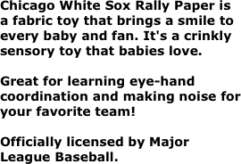 Chicago White Sox Rally Paper