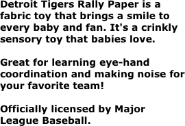 Detroit Tigers Rally Paper is