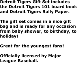 Detroit Tigers Gift Set includes