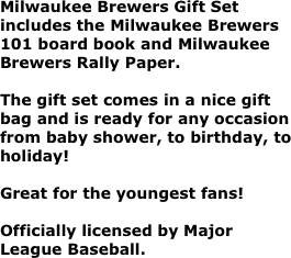 Milwaukee Brewers Gift Set includes