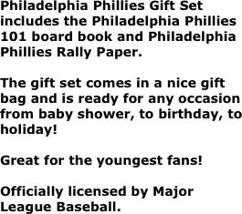 Philadelphia Phillies Gift Set includes