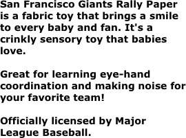 San Francisco Giants Rally Paper