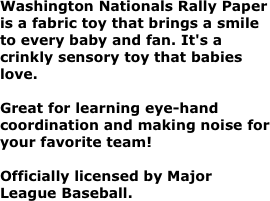 Washington Nationals Rally Paper is