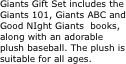 Giants Gift Set includes the