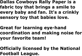 Dallas Cowboys Rally Paper is