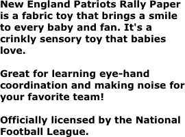 New England Patriots Rally Paper