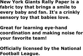 New York Giants Rally Paper