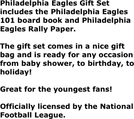 Philadelphia Eagles Gift Set includes