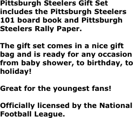 Pittsburgh Steelers Gift Set includes